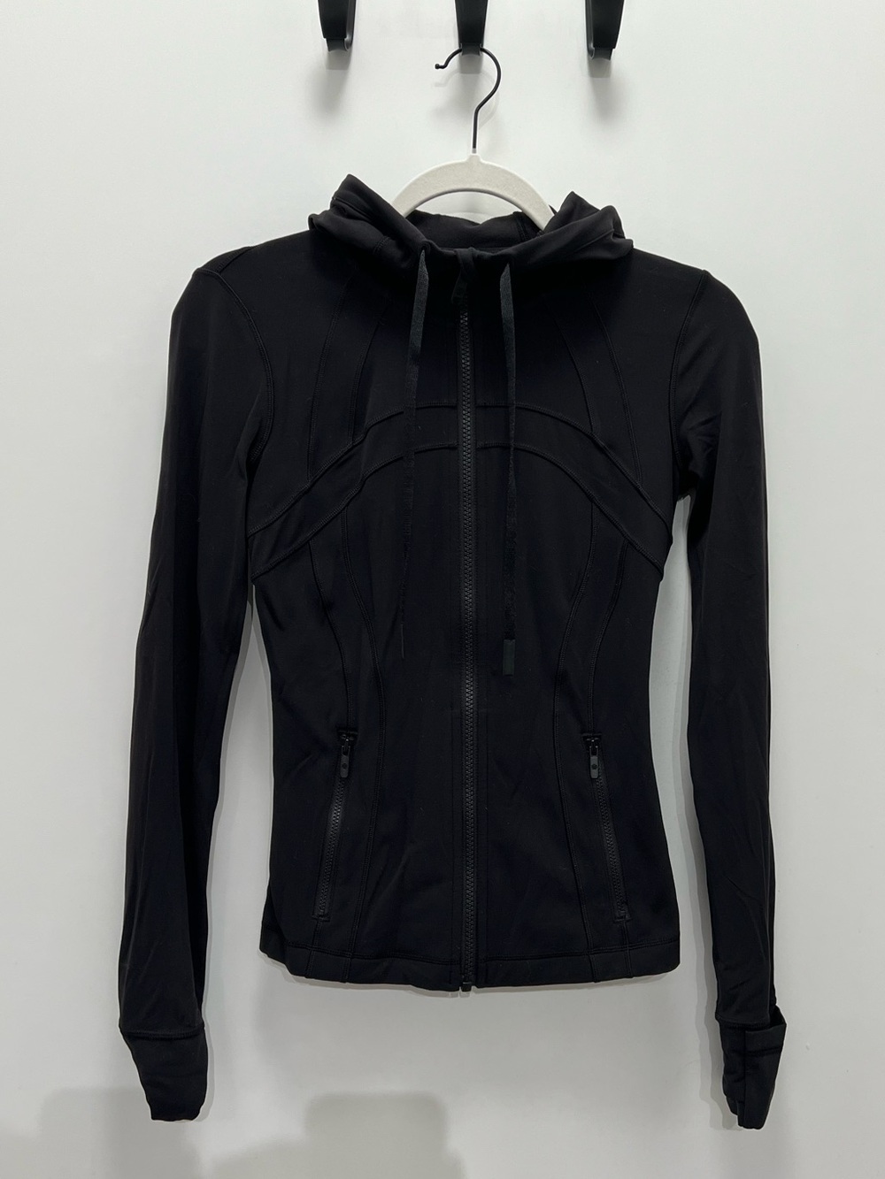 Lululemon Black Hooded Define Jacket
